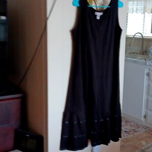 Silhouettes black maxi dress 2x